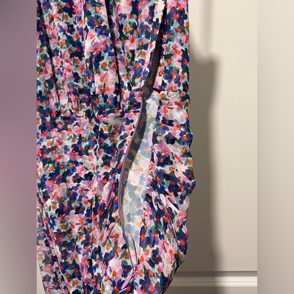 $698 VERONICA BEARD 100% SILK Bold Print Leia Dress in Cream Multi Size 8 NWT - Picture 8 of 13